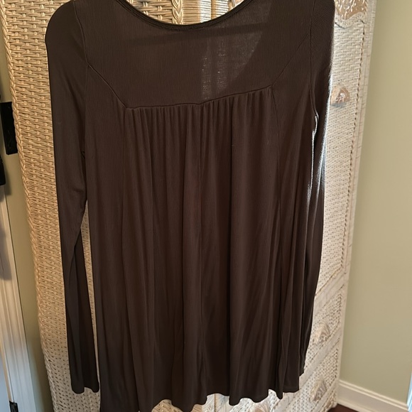 Free People tunic, Olive Brown, M, NWOT - Picture 4 of 4